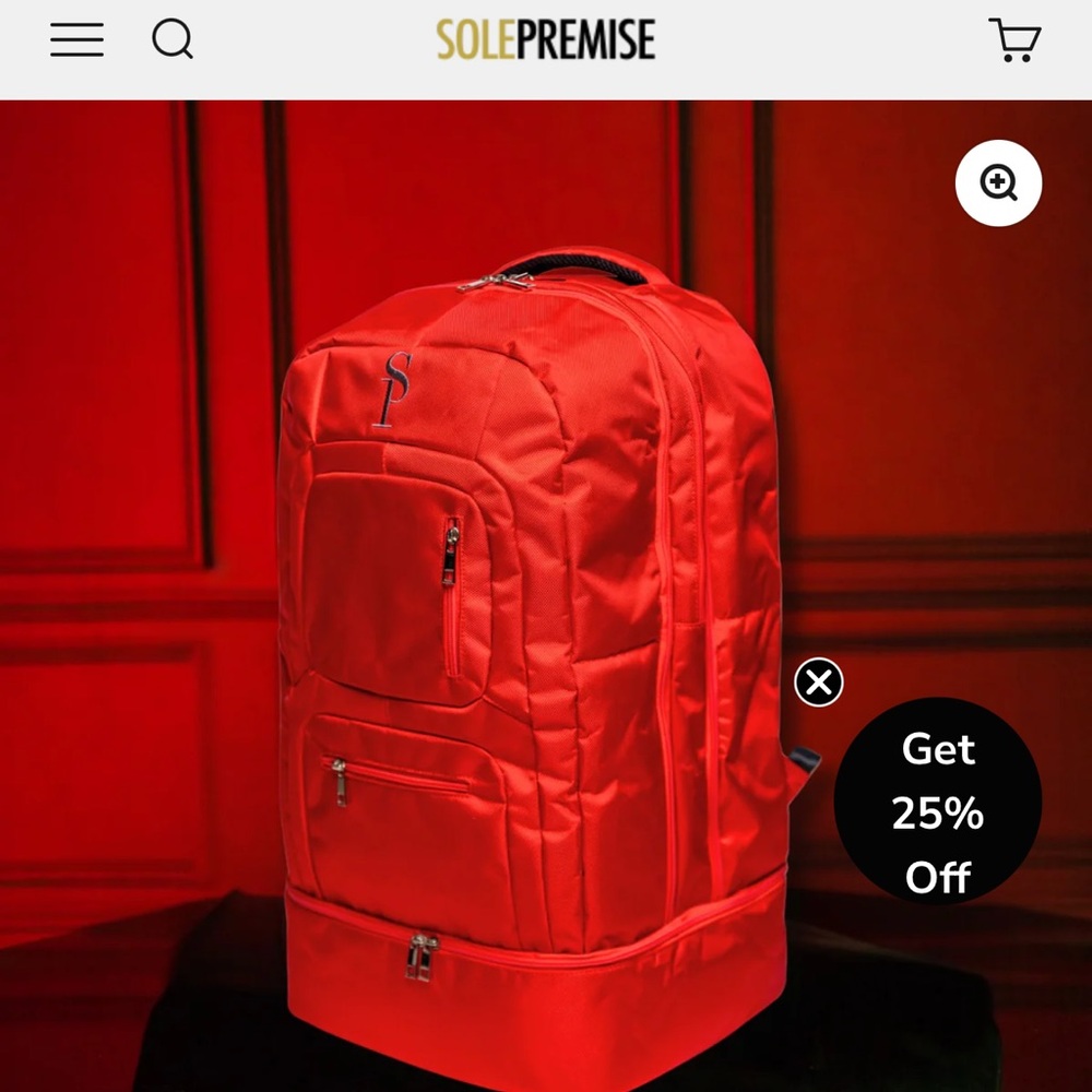 Red Sole Premise Bag